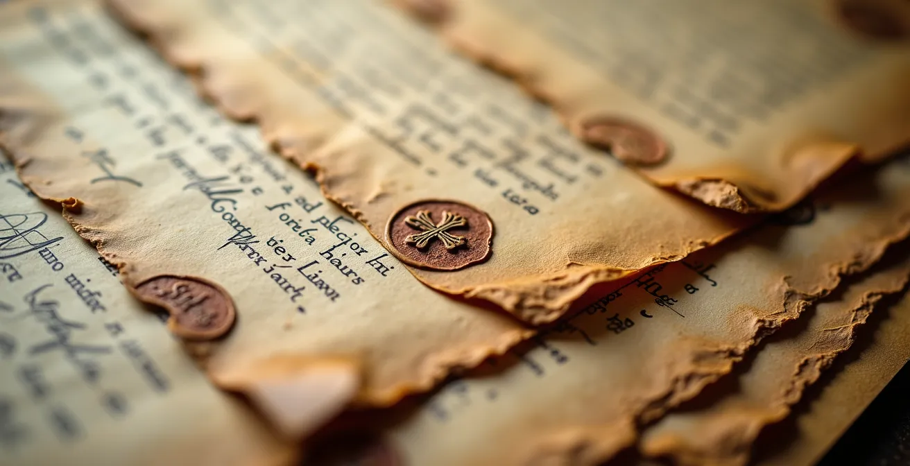 Comparaison visuelle de différents styles d'écriture manuscrite ancienne sur documents paroissiaux